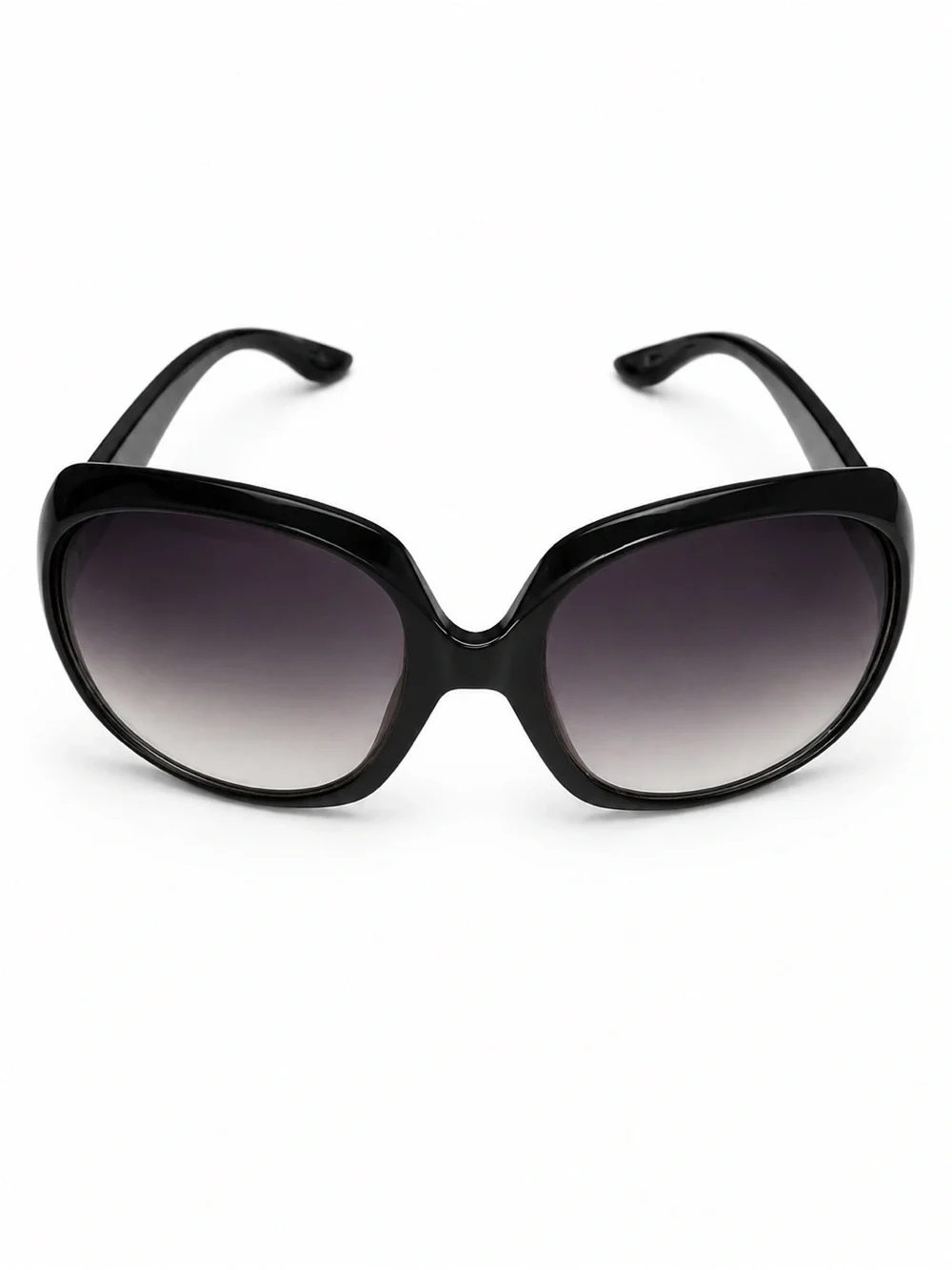Dior Black Sunglasses with Silver Logo Temples